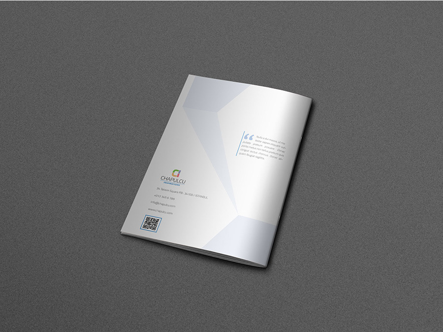 Multipurpose clean flat Sharp modern corporate brochure