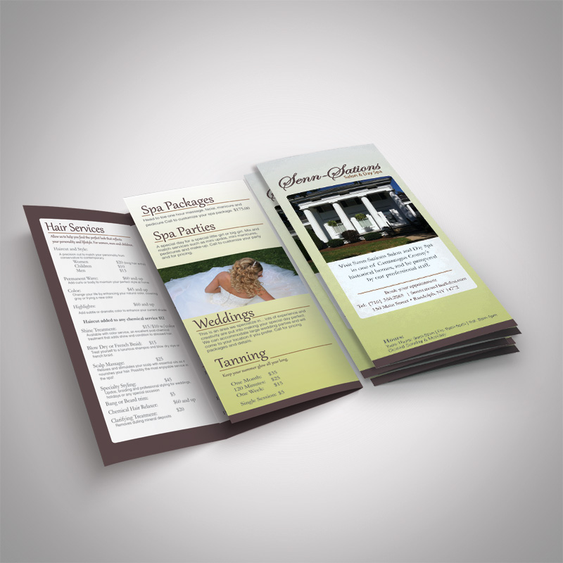 Adobe Portfolio trifold brochure wordpress Web Design 