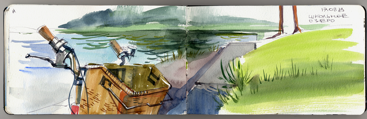 moleskine sketch sketchbook journal Art journal watercolor watercolour aquarelle winsor and newton