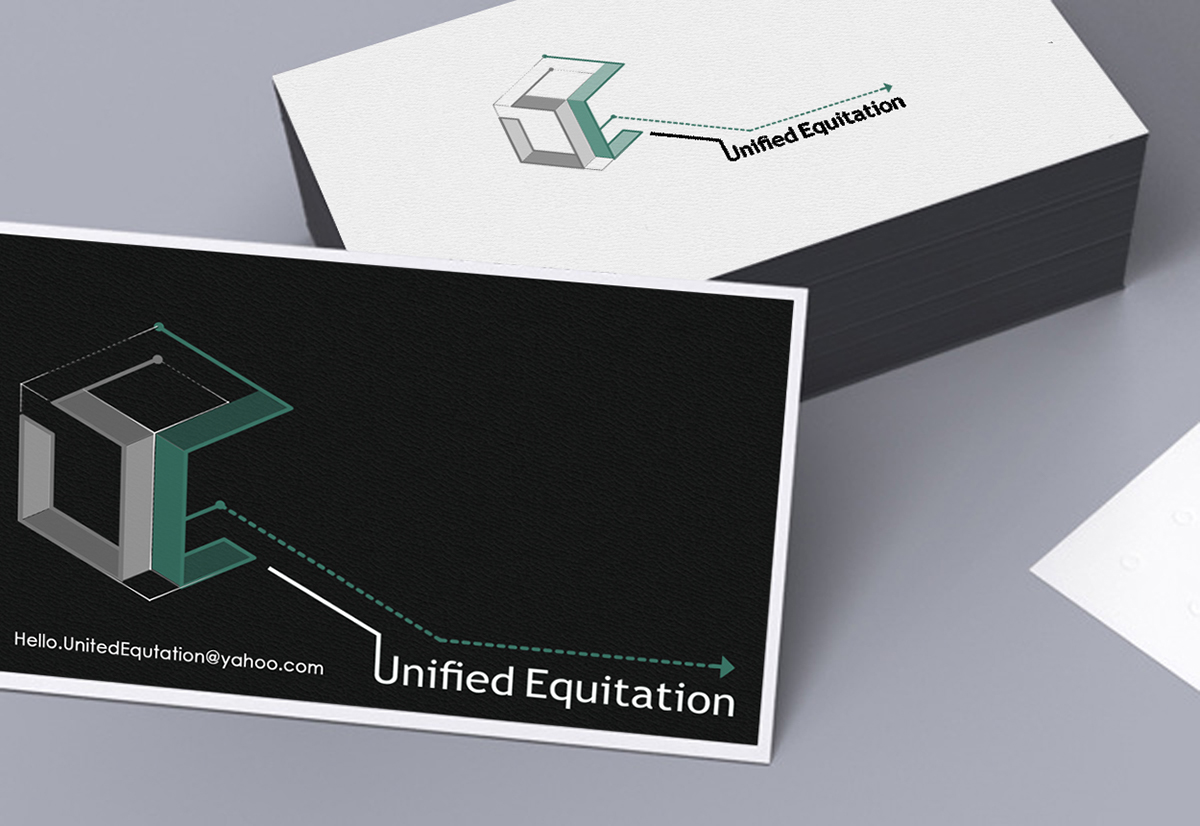 unified equation Unified equation logo Website geometric Unite hexagon software