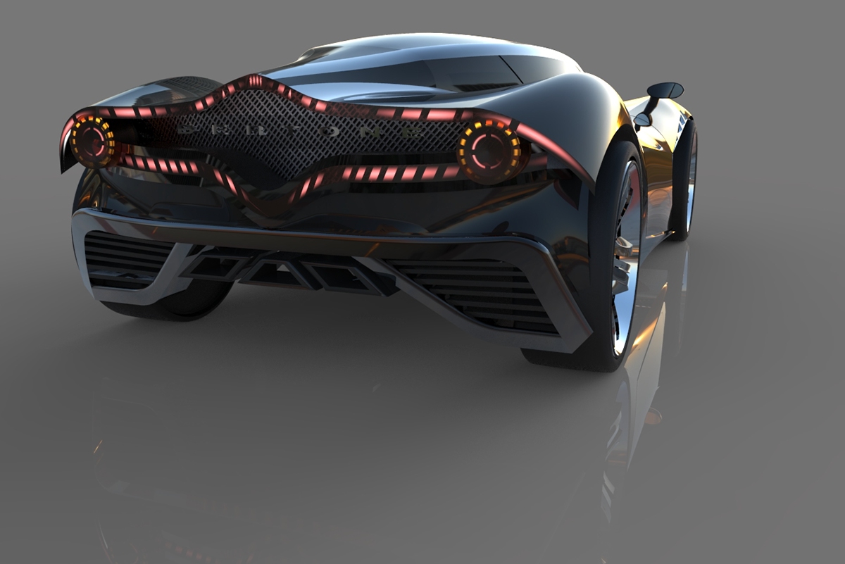 bertone concept car RESTYLING italian car American Design automotive concept RCA