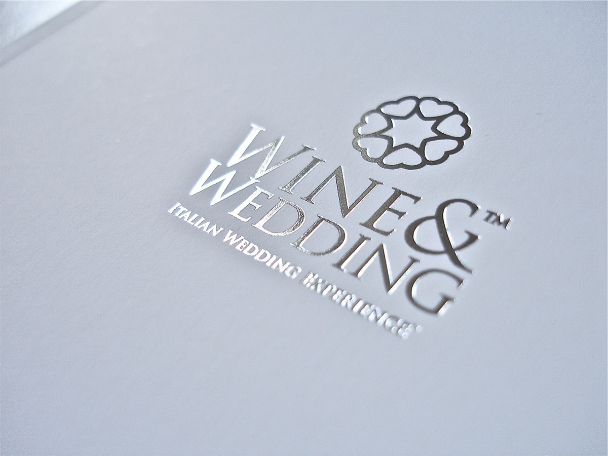 print  design  logo foil  silver metallic desktop publishing   brochure book