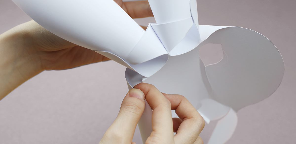 origami  paper rabbit animal mask mask folding curved fold