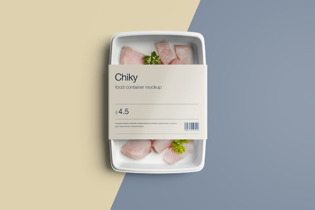 Download Disposable Food Container Package Mockup on Behance