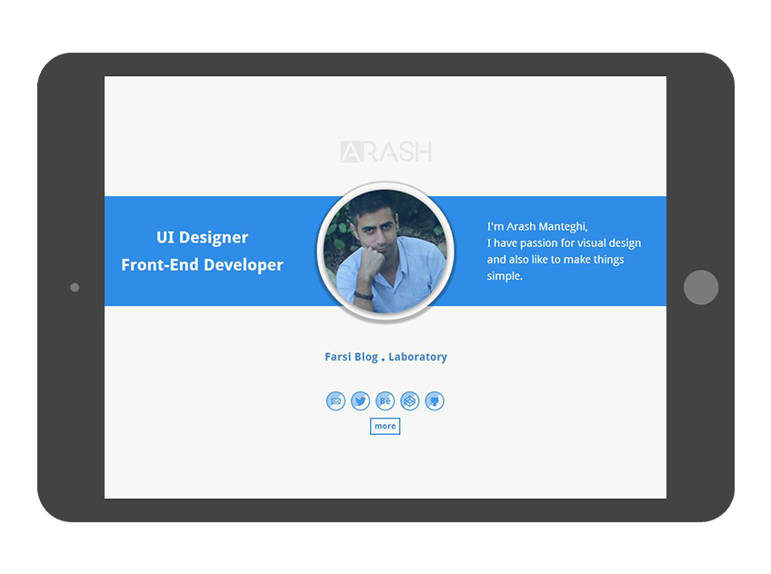 Web Webdesign UI ux personal inspiration HTML css user interface