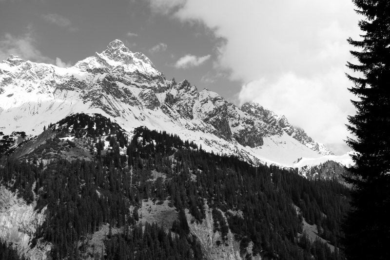 mountains blackandwhite black White snow b&w fuji fujion fujix100s x100s austria Vorarlberg