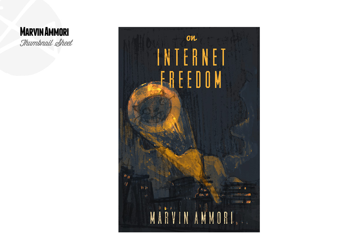 book cover cover design on internet freedom marvin ammori Lost Type