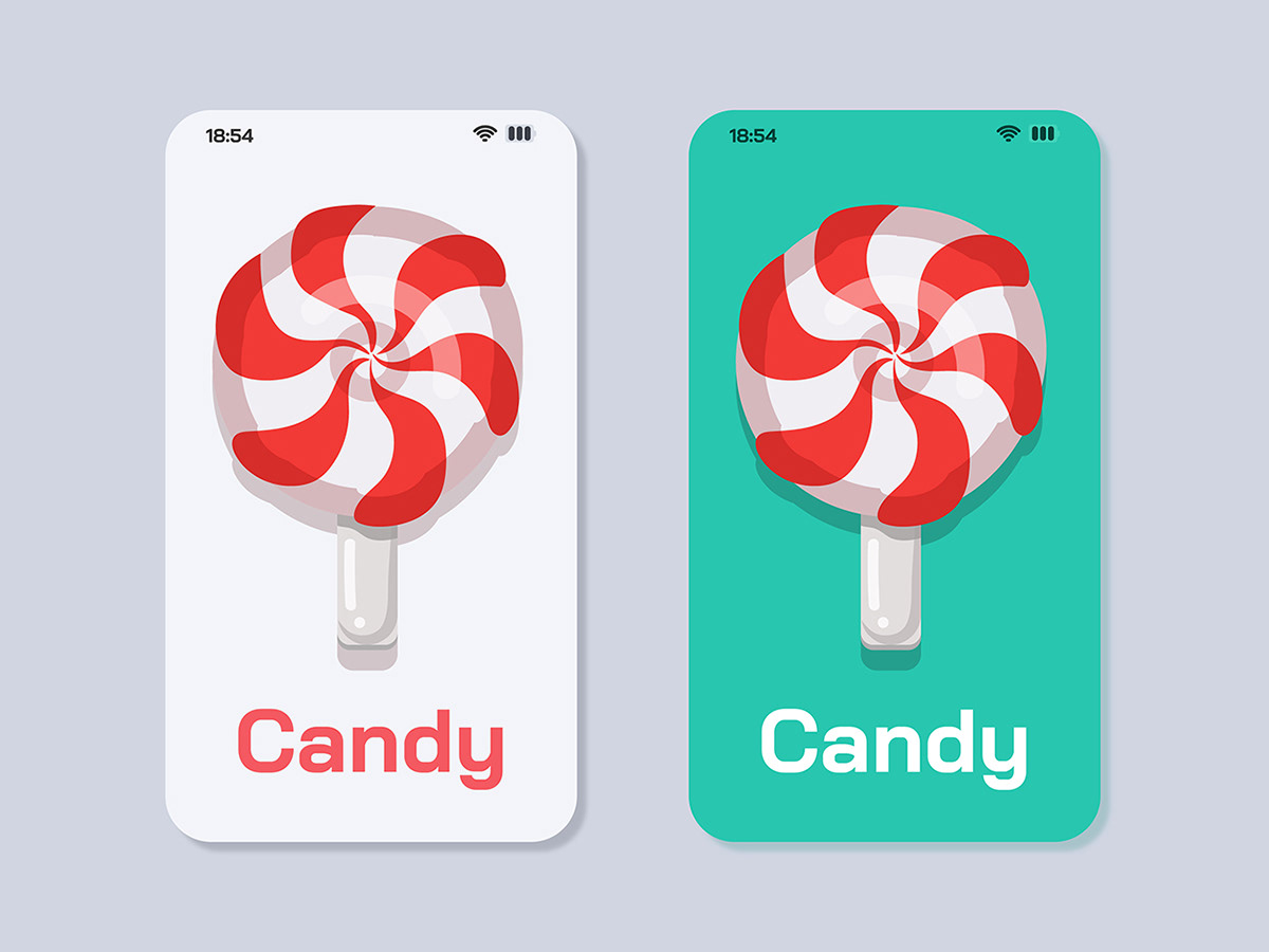 Candy creative designer direction graphic Graphics designer Icon mobile design ui ux Web Design 