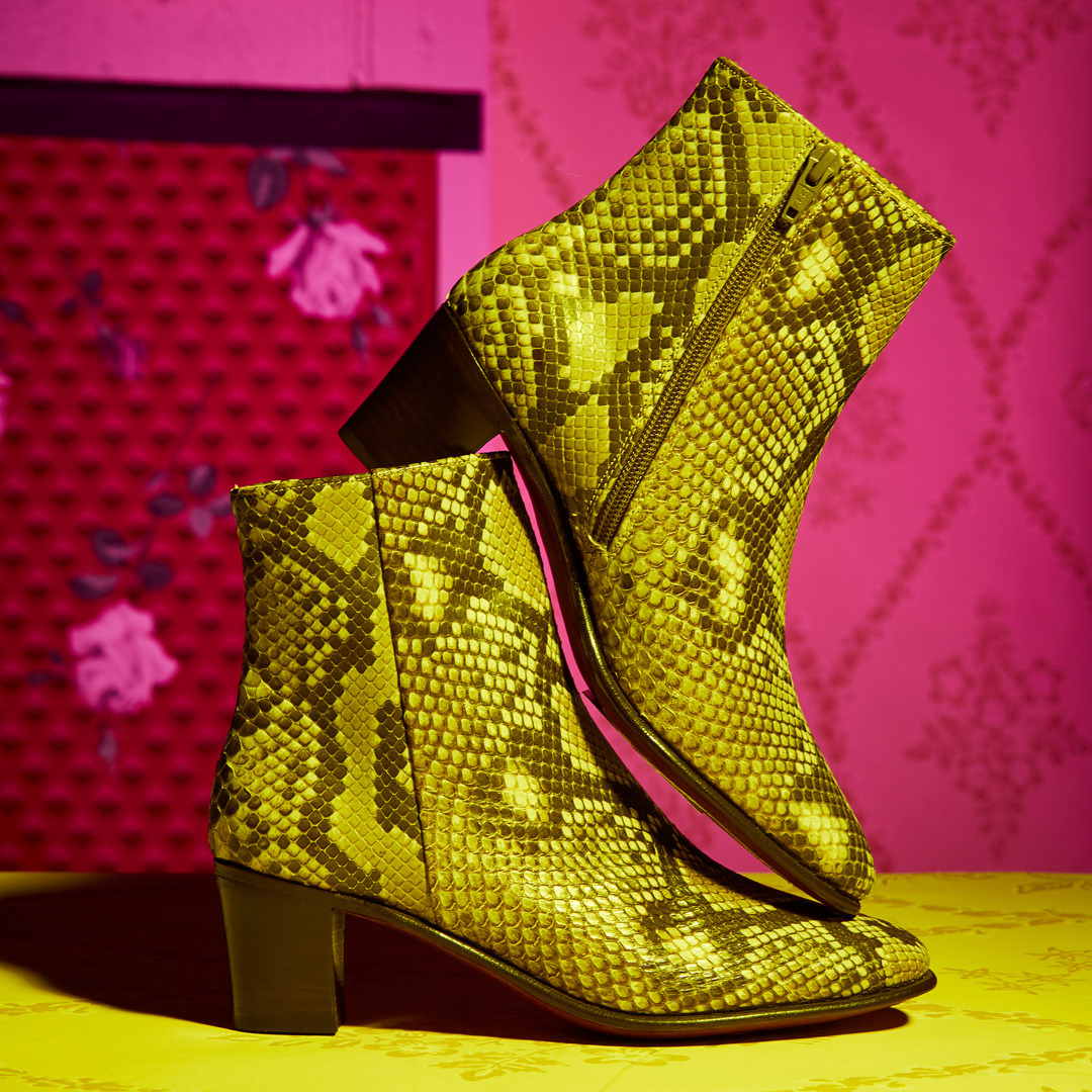 timothy hutto luxury womenswear color colorful stilllife product shoe handbag readytowear