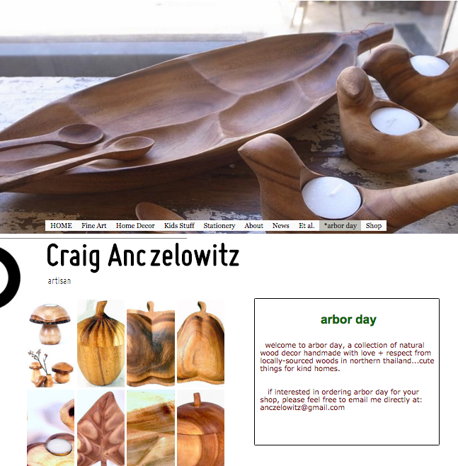 anczelowitz craft design handmade wood ceramic clay Pottery Stationery decor