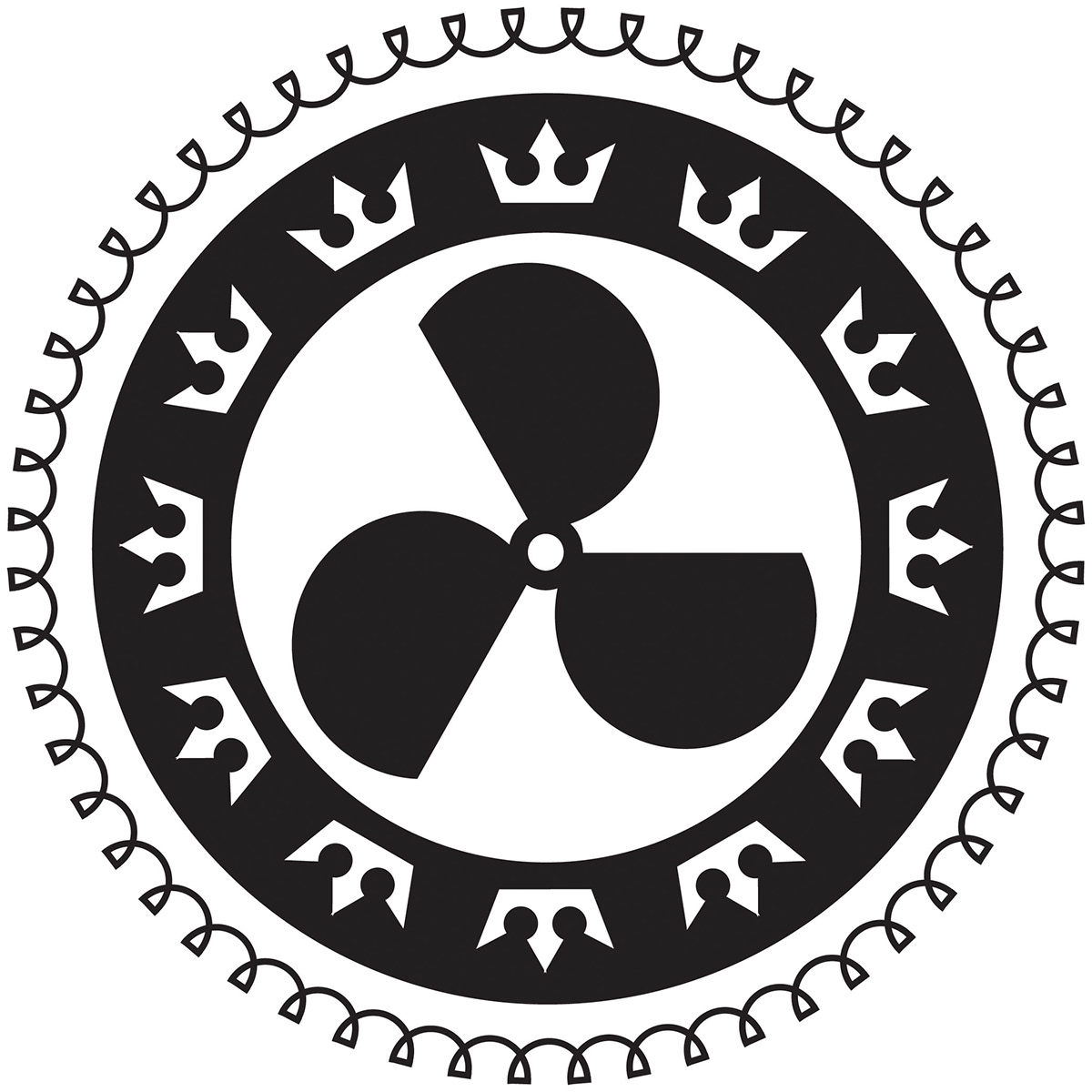logos signs symbols England is a land of shipbuilders sailors sheepherders black & white