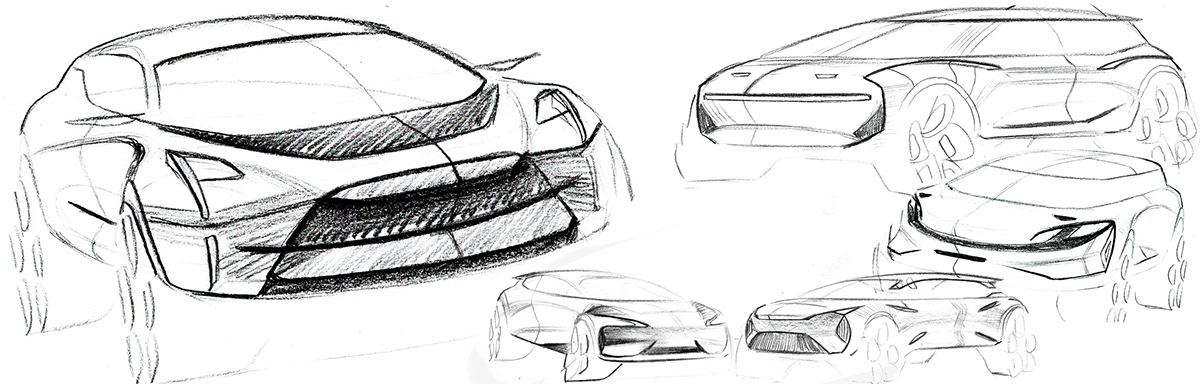 automotivedesign cardesign carsketch design Drawing  industrialdesign linedrawing productdesign sketch vehicledesign