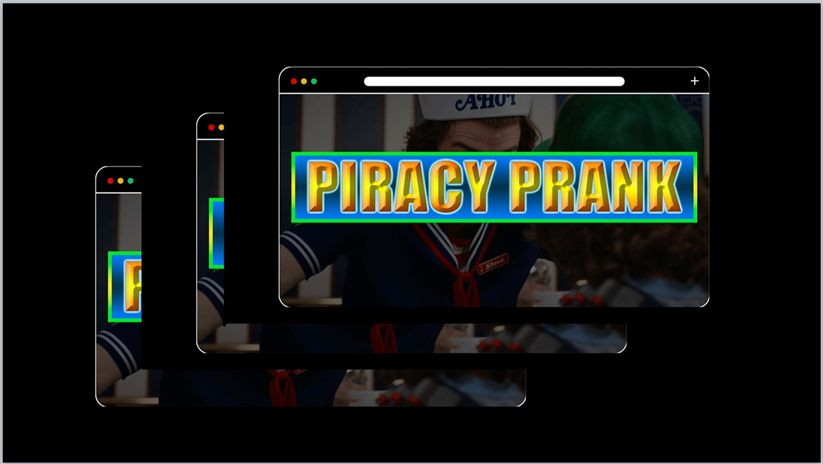 Advertising  Anti Piracy banner ads brand experience Case Study copywriting  digital media