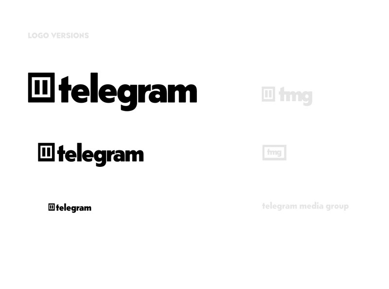 logo design Telegram digital media publishing   editorial media