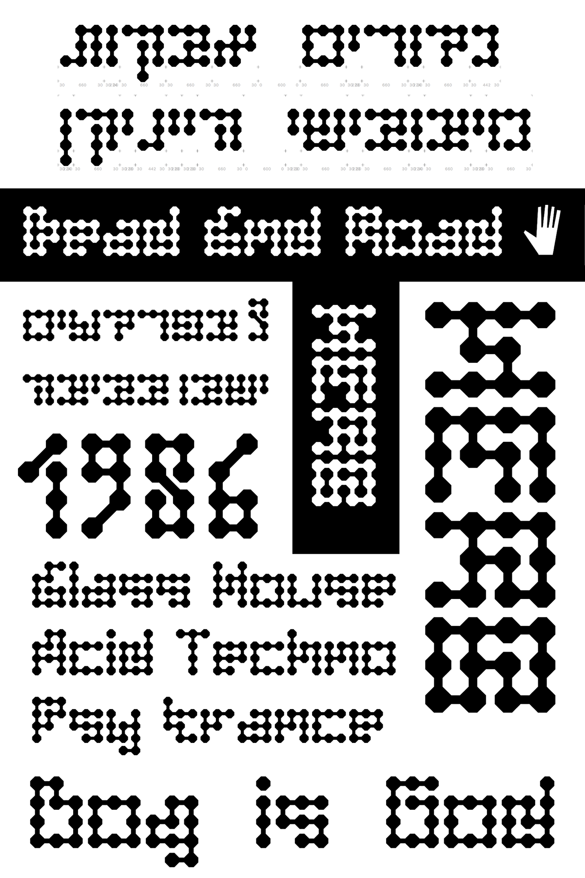 Adobe Portfolio Acid Graphics Calligraphy   font lettering Poster Design type type design Typeface typography  