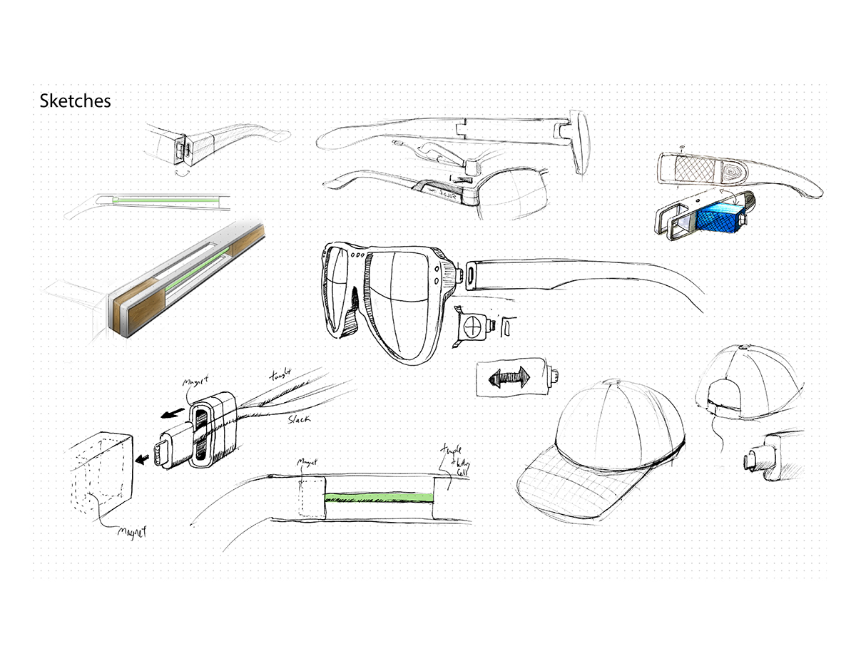 Illustrator sketching solar design rendering sketchbook