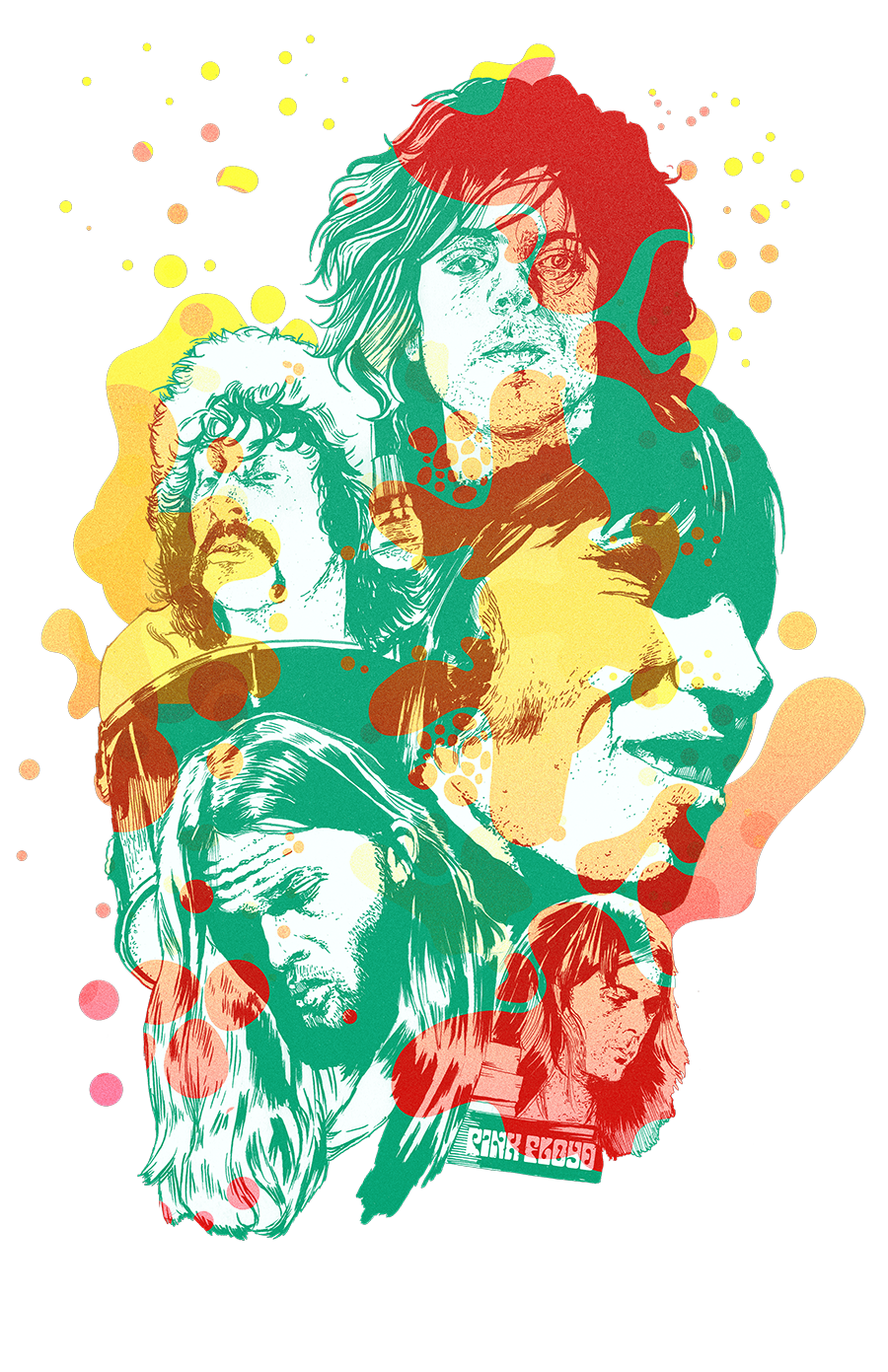 pink floyd acid rock trippy psychedelic syd barret David Gilmour roger waters rick wright nick mason