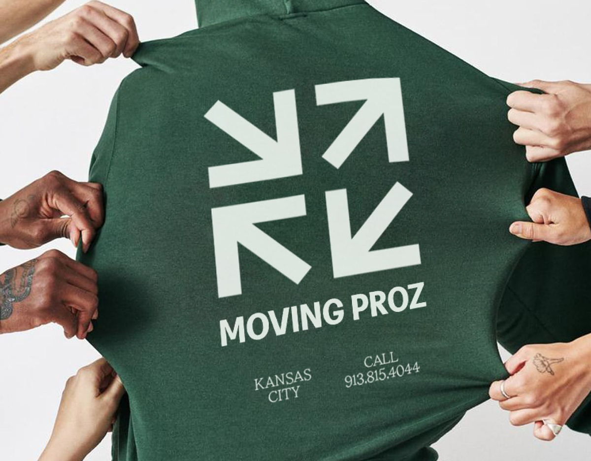 branding  edgy funny grid layout moving company Moving Proz services company streetwear truffl