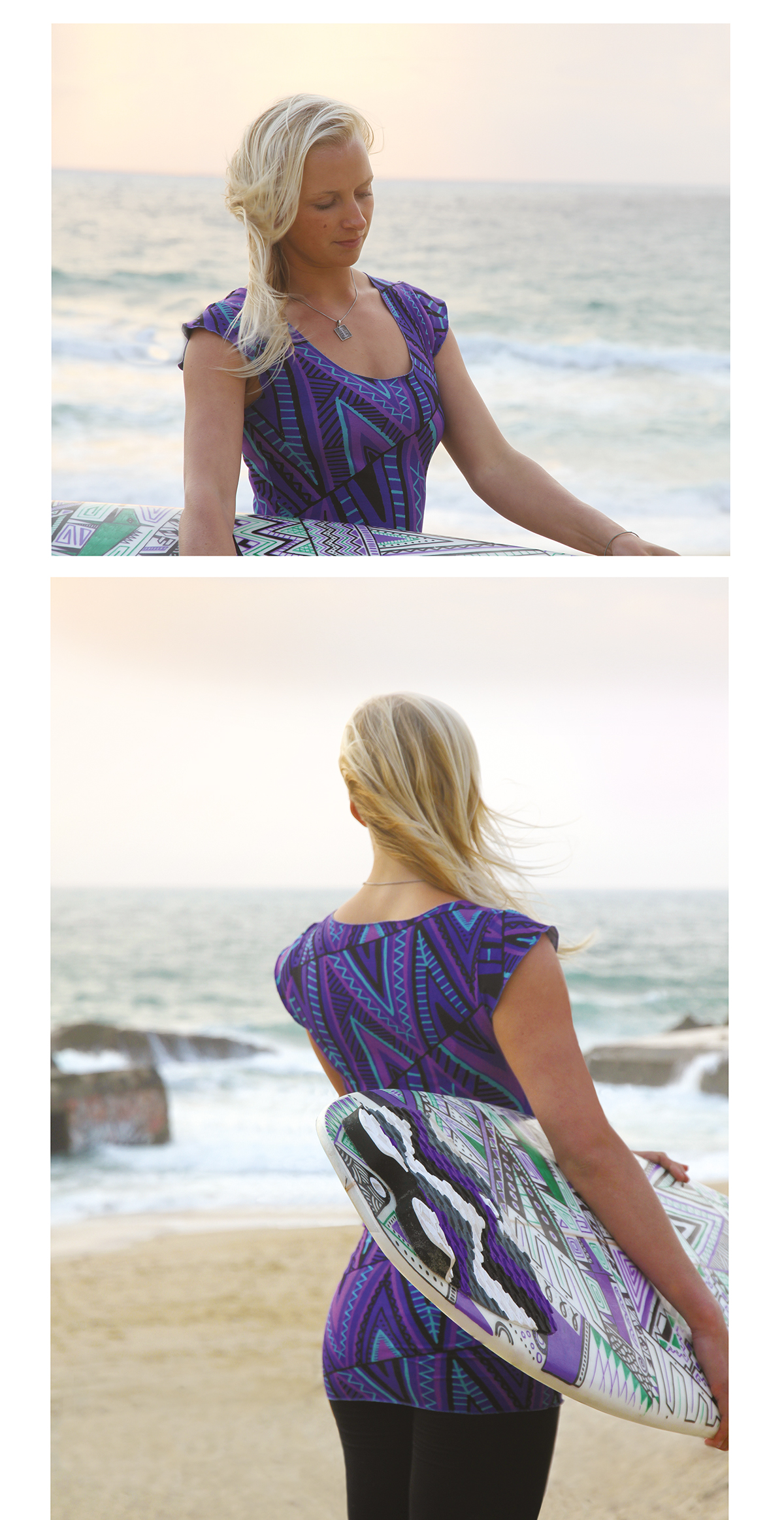 print pattern motifs All Over graphisme Board surfboard Surf planche de surf deco tunique vêtement Clothing Yoga choclo project
