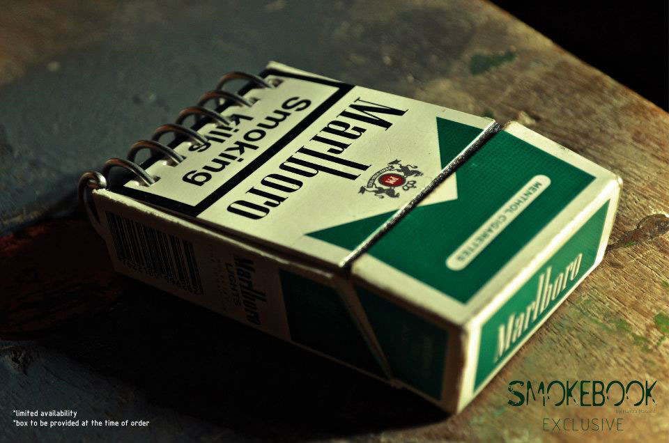 IVS smoke book cigarette hamza out box pad notebook