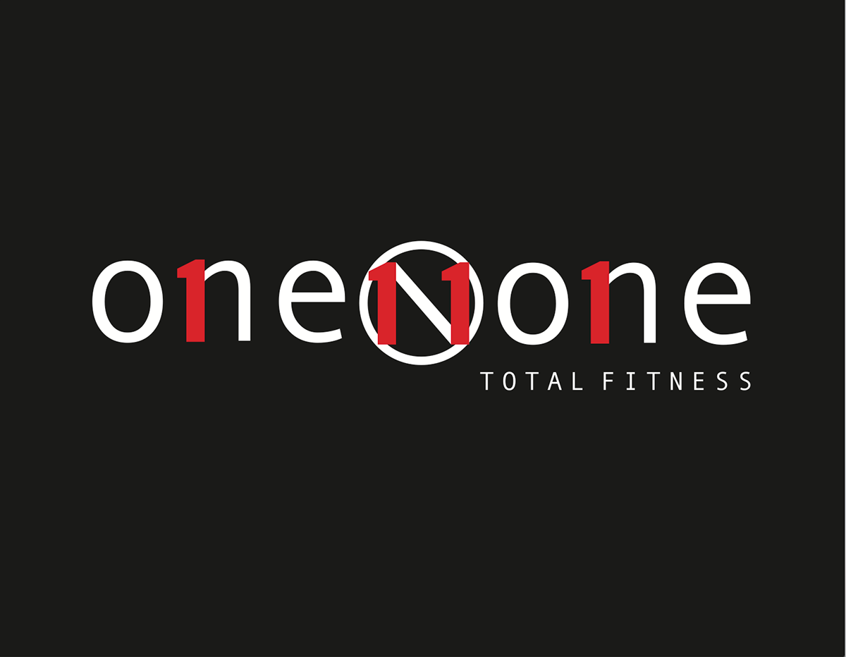 1 On 1 Total Fitness Logo On Behance