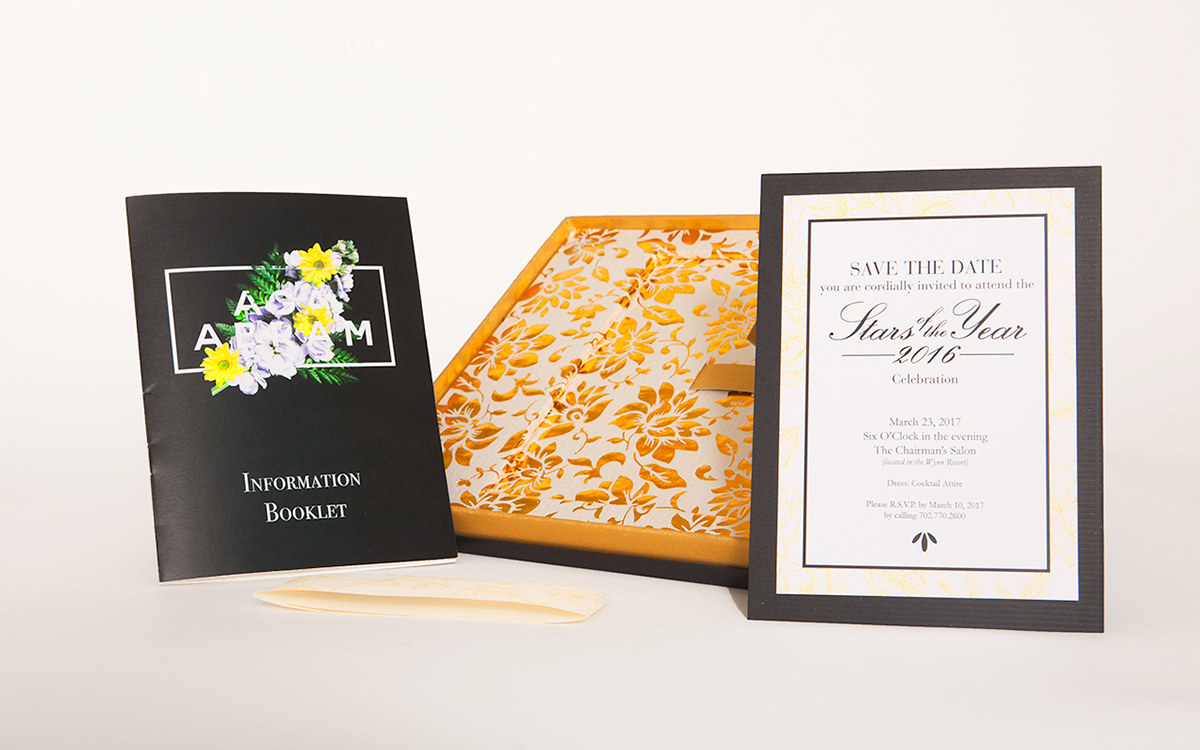 Invitation invite paper Flowers design graphic design  Packaging gold
