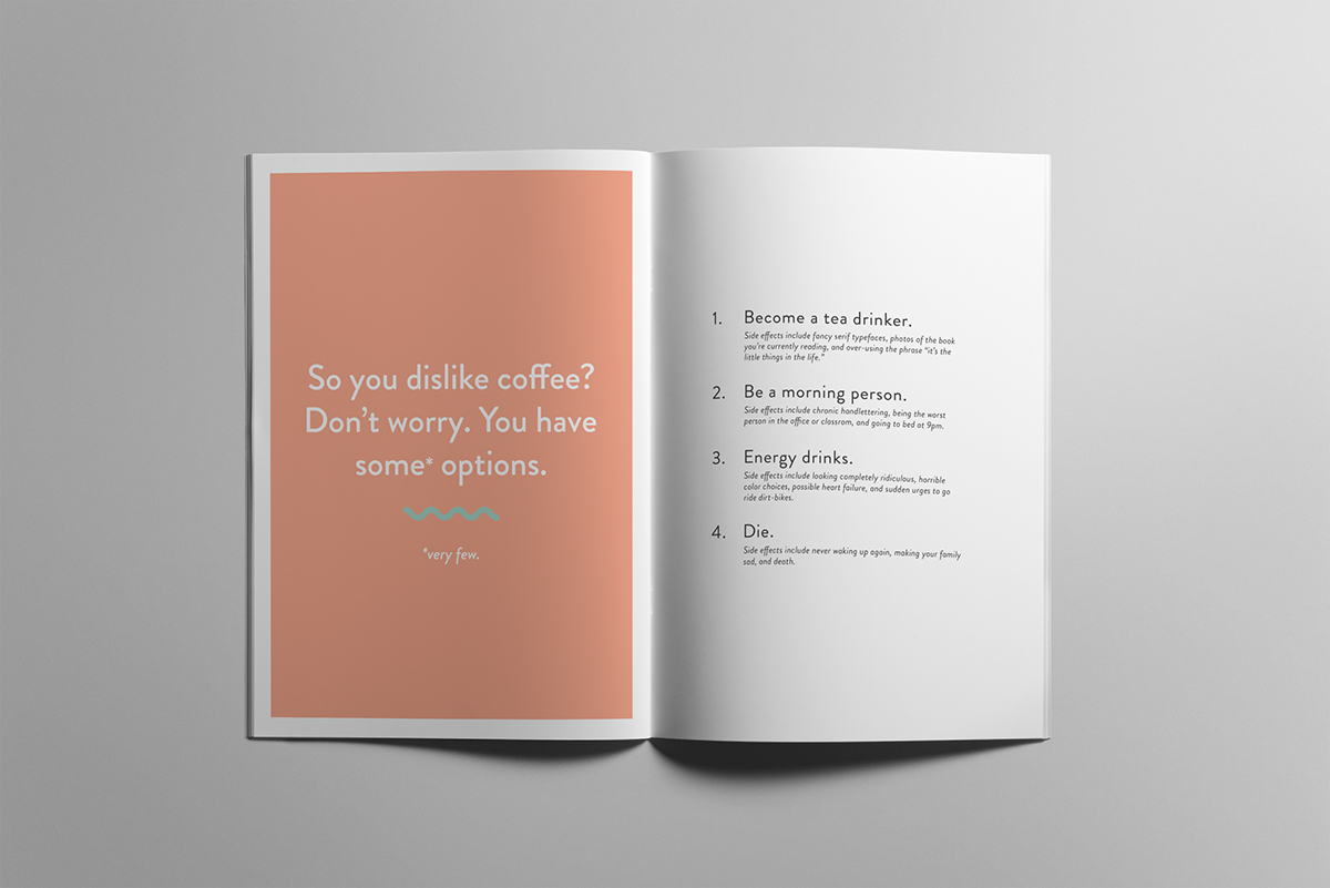 minimal design minimalist minimal booklet simple design pastel colors minimal brochure brochure design Coffee coffee booklet fun branding