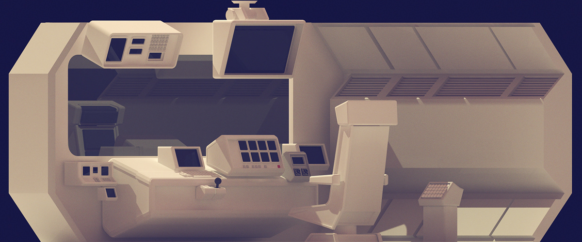 3D Isometric low-poly low polygon V-ray c4d cinema 4d