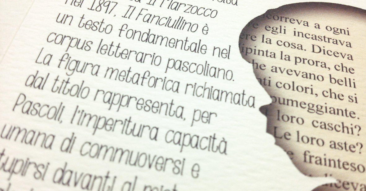 Fanciullino Pascoli book cover editorial