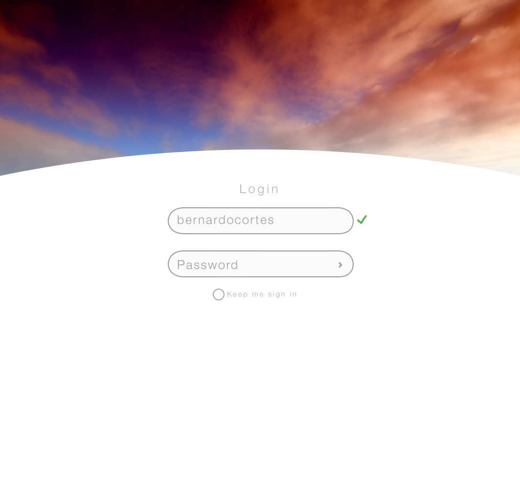 design UI ux login Form interaction graphic user Interface adobe