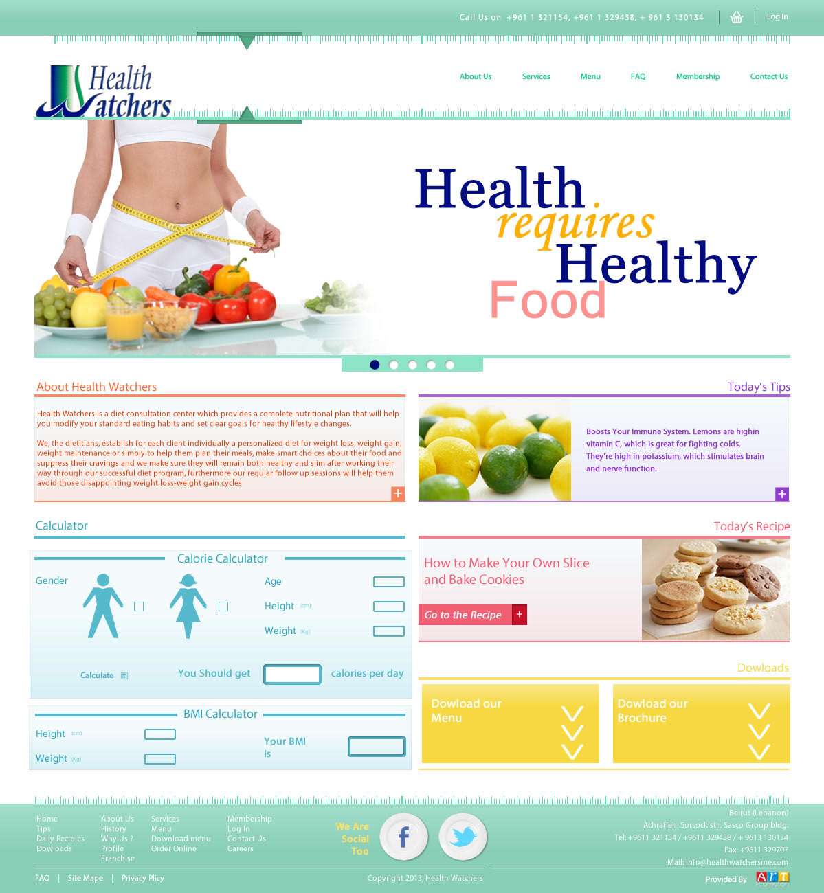 Health diet healthy Food  colorful green pink yellow red pastel colors medical simple classy