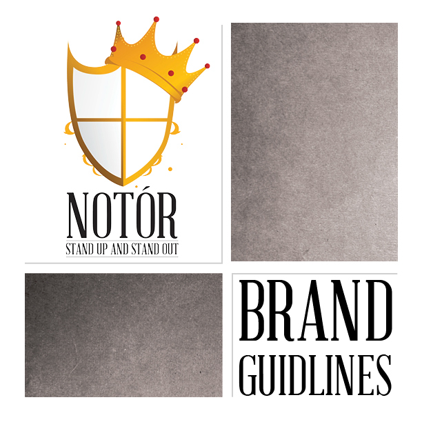 notor Logo Design graphic manual accessories line