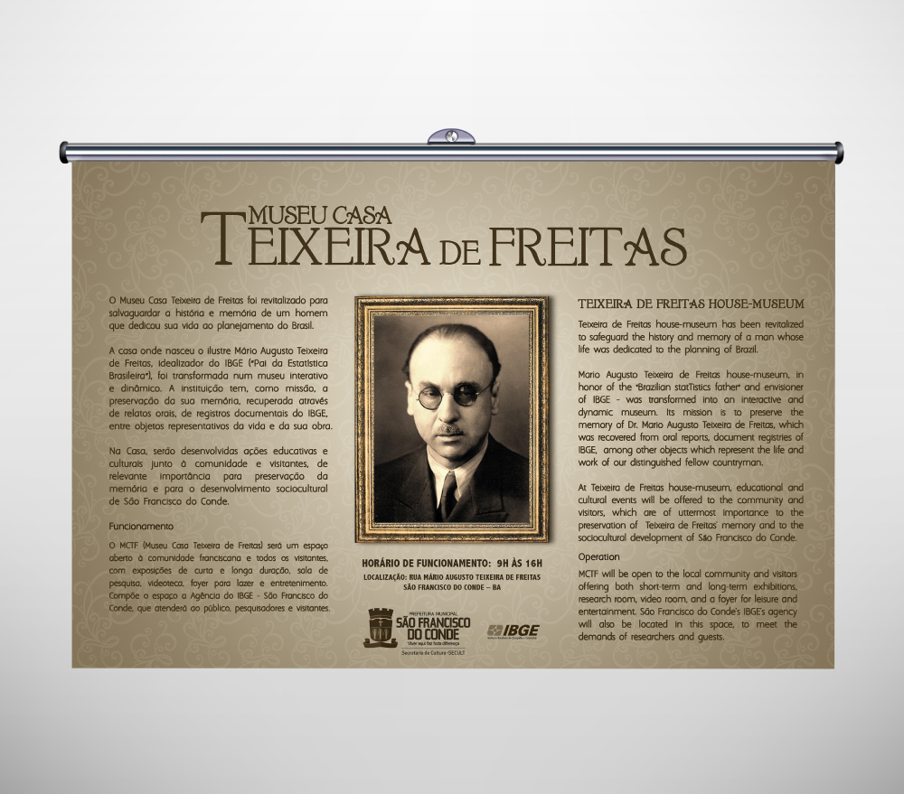 folder banner placa teixeiradefreitas Museu saofranciscodoconde ibge