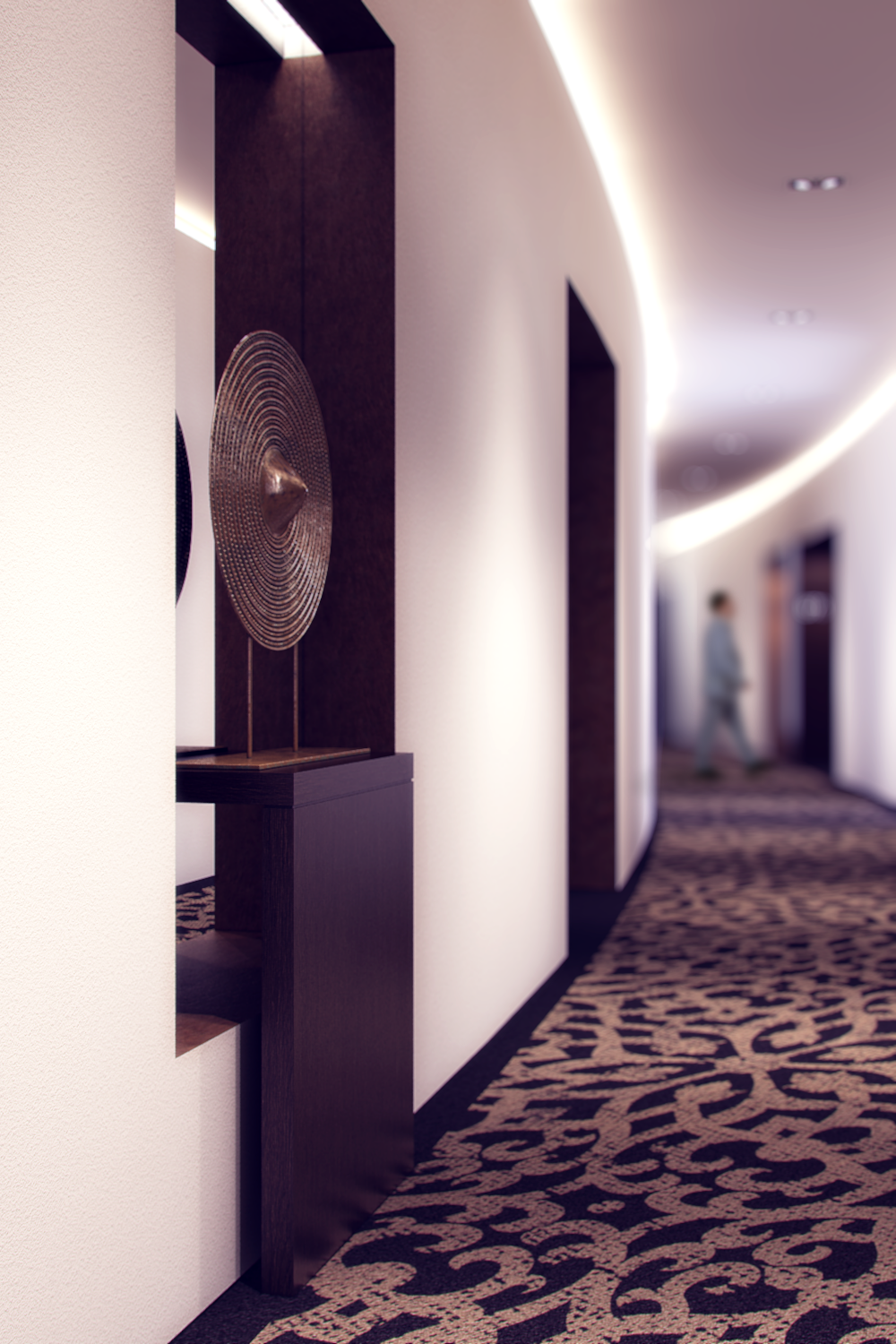 hotel Interior design 3D art digital