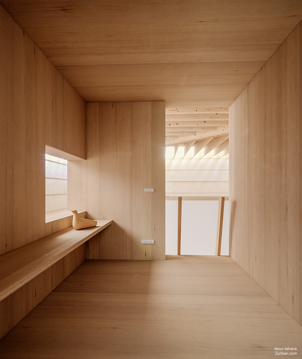 Interior japanese minimalist modern Render vray
