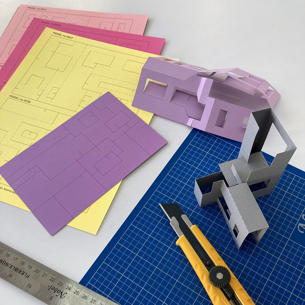 folding kirigami modern origami  paper paper art Paper cutting papercraft papercut sculpture