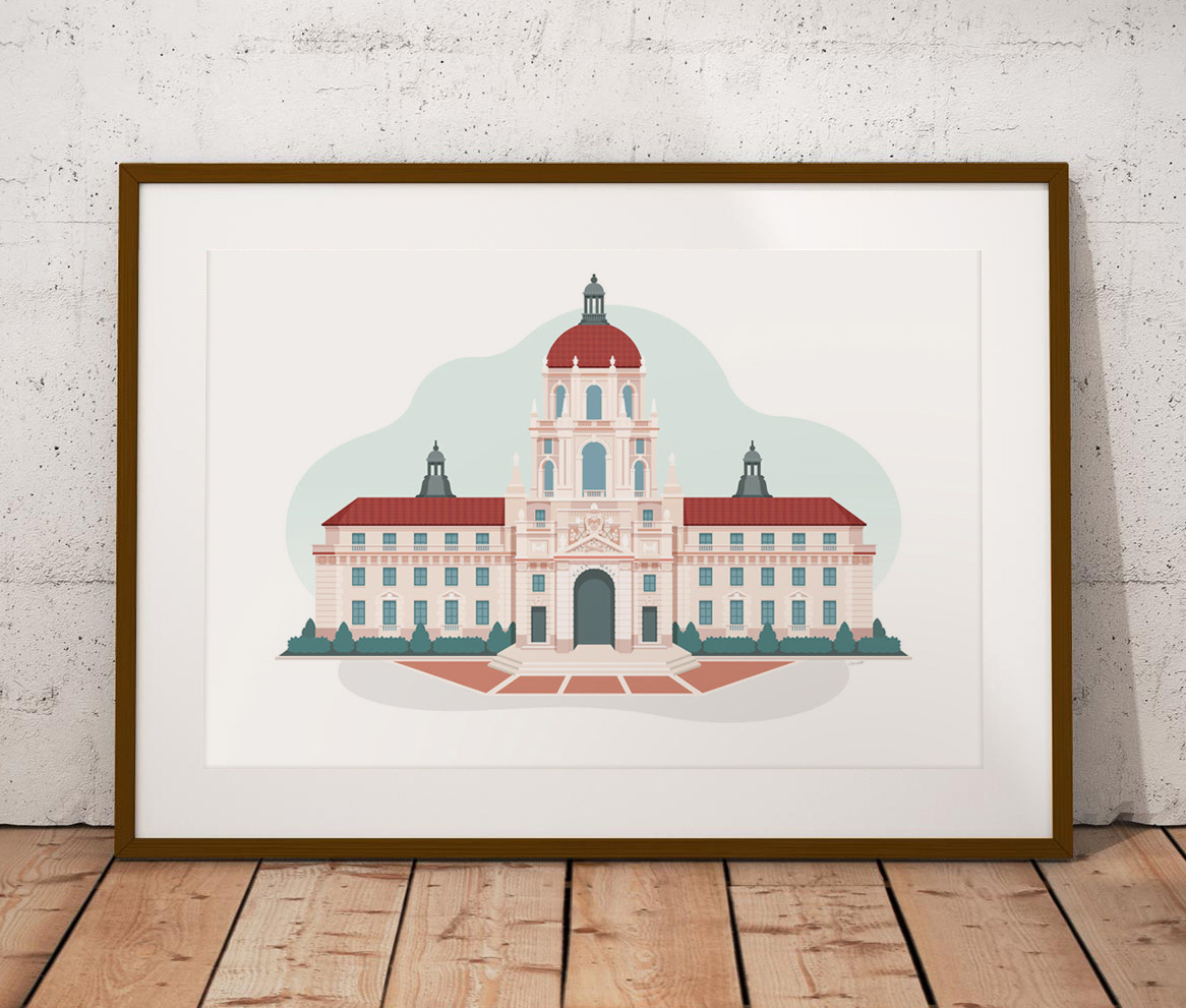 amy poehler architecture California California Architecture city hall ILLUSTRATION  leslie knope nick offerman Parks and Recreation Pasadena