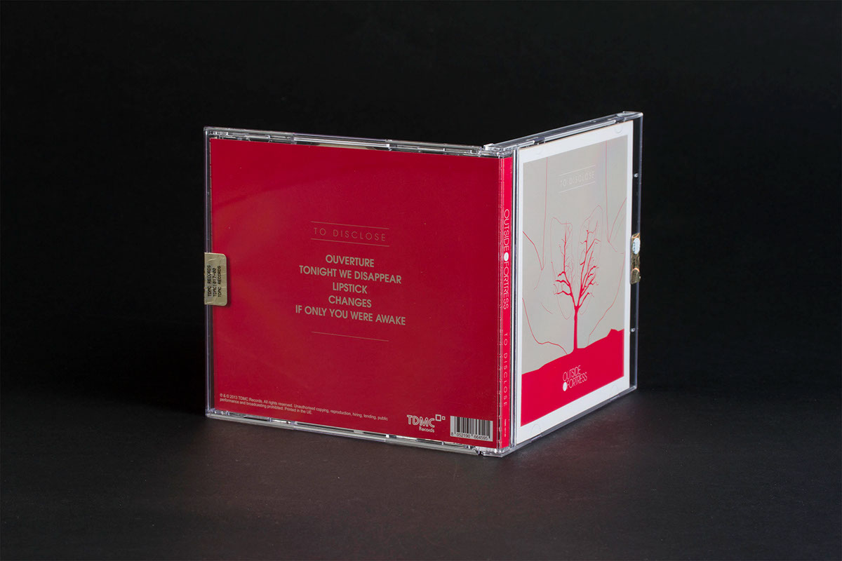 cover artwork red cd Album lungs outside the fortress disclose ep Pack jewellbox Booklet