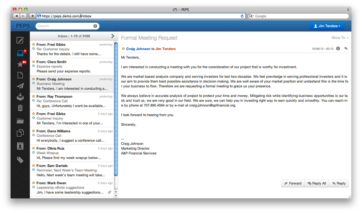 webmail mail Email Web application app web app