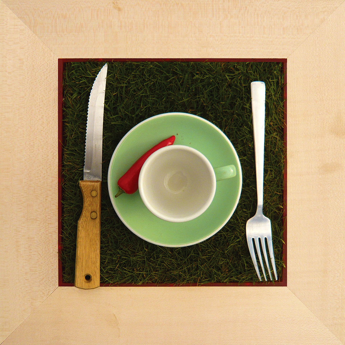 grass table picnic indoor experimental interactive furniture alive Nature growth wood cup of tea work in progress documentation