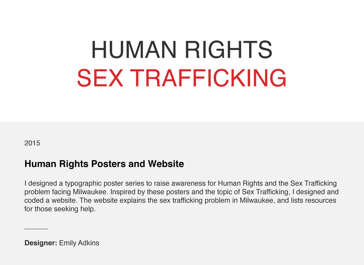 Human rights sex trafficking