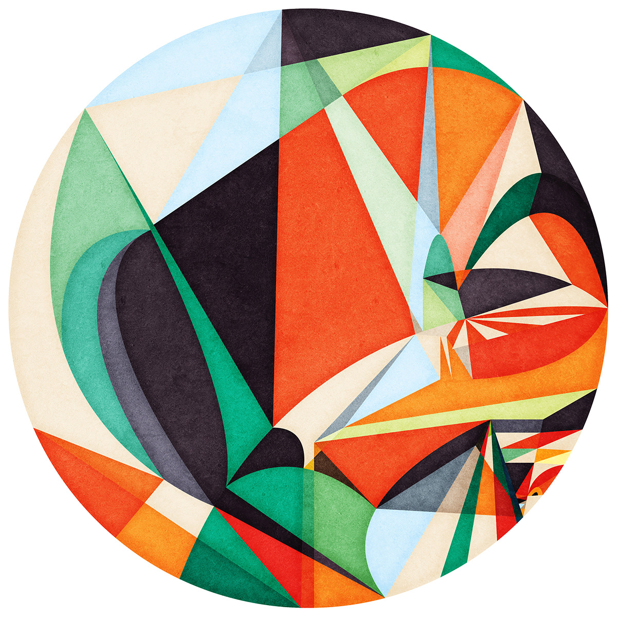 abstract Mandala geometric digital anai greog