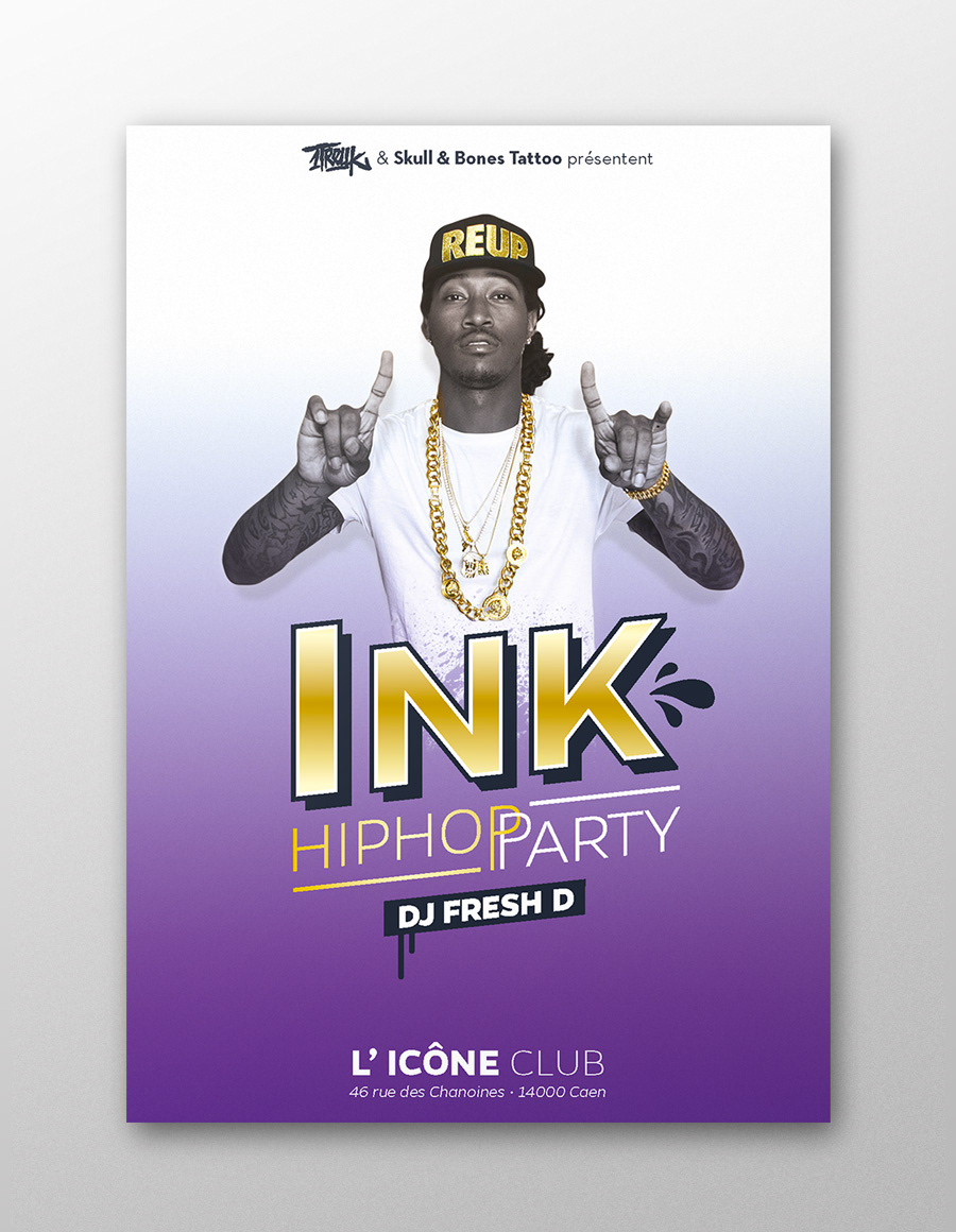 hip-hop rap trap club party ink