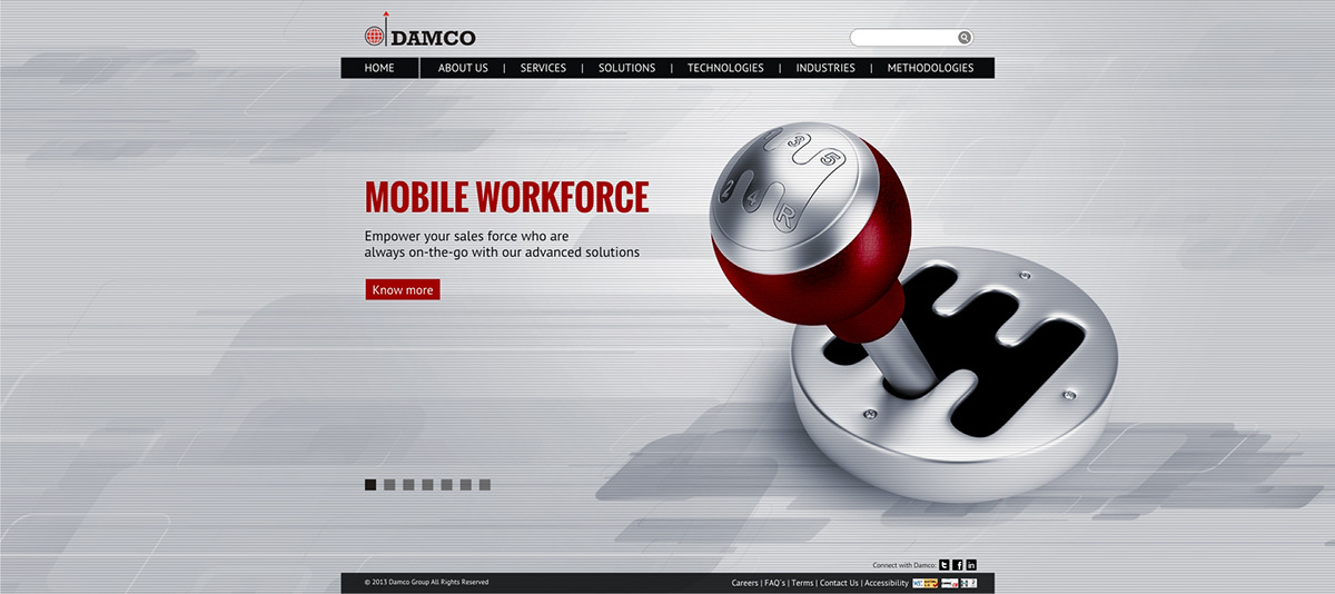 Damco website