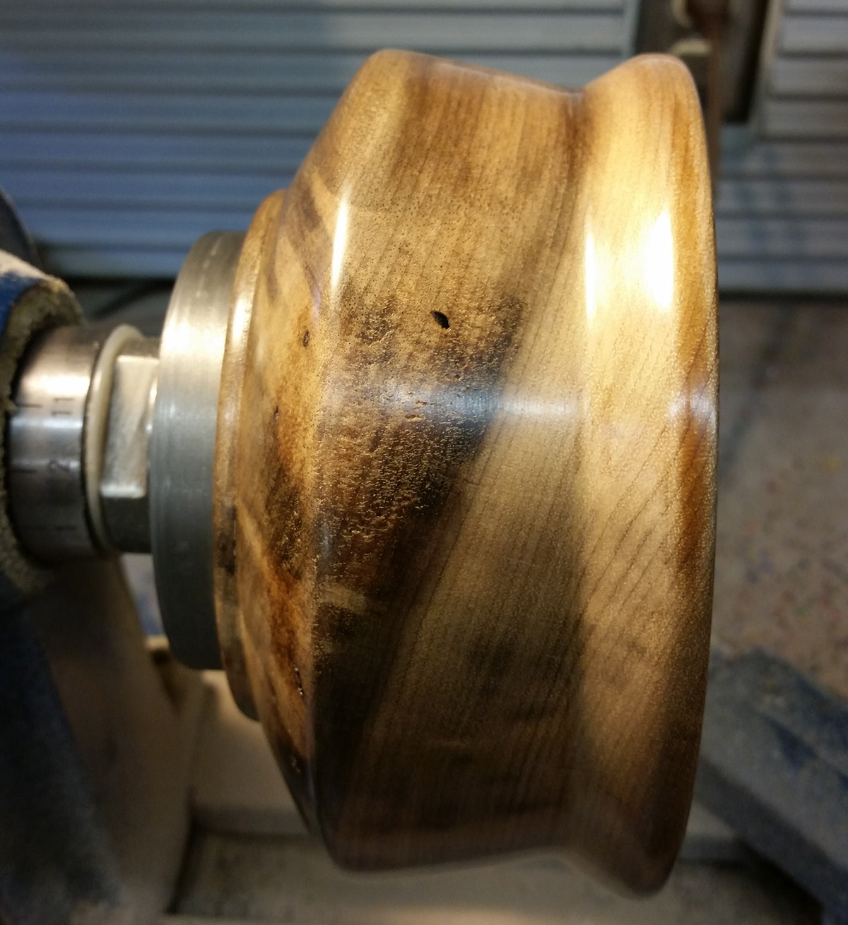 woodworking bowl woodturning wood key Maine lathe