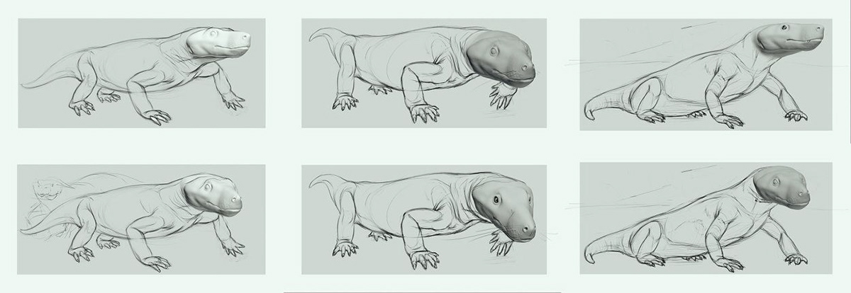 art paleo paleontology illustratons sea Dino draw