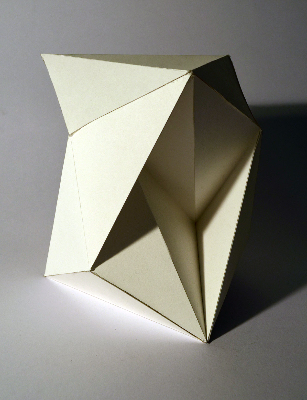 spatial abstract geometry geometric Dynamic architectural paper folding foundation studies Bristol origami  fractal space project Gareth Jones Time Project