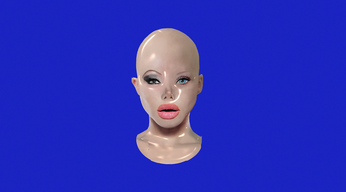 American Apparel advertisement star weird creepy colors america plastic face logo campaign advert animation  3D