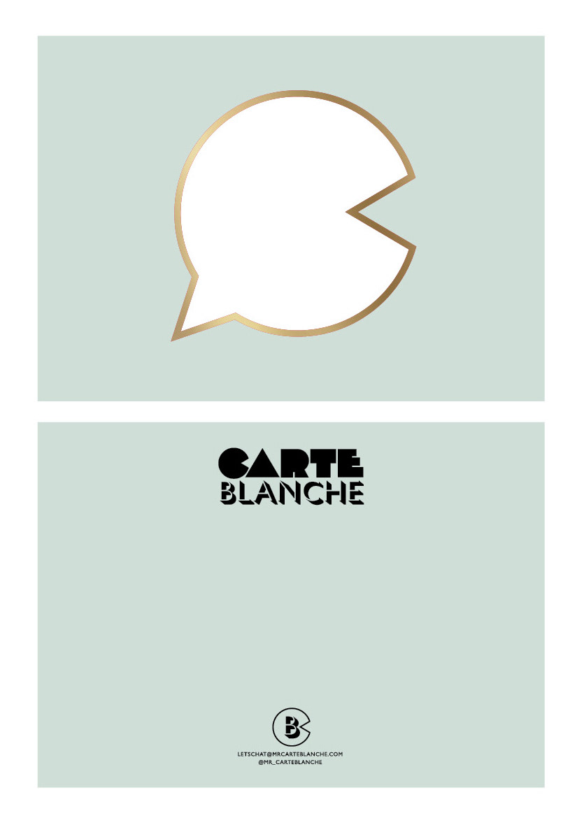 carte blanche Logo Design video interview platforms Identity Design