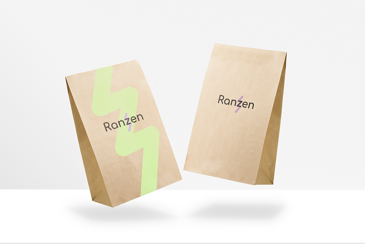 brand identity delivery service identity logo Packaging